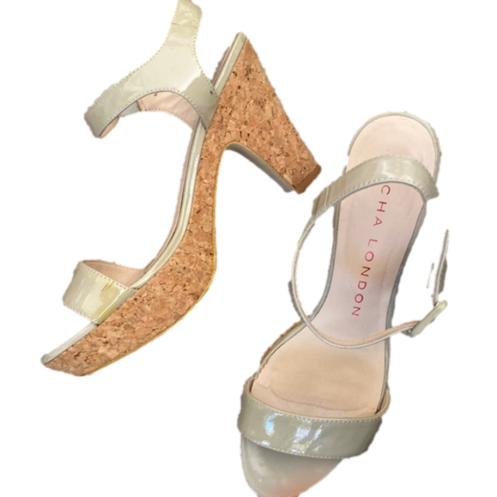 Sacha London cork heel sandals